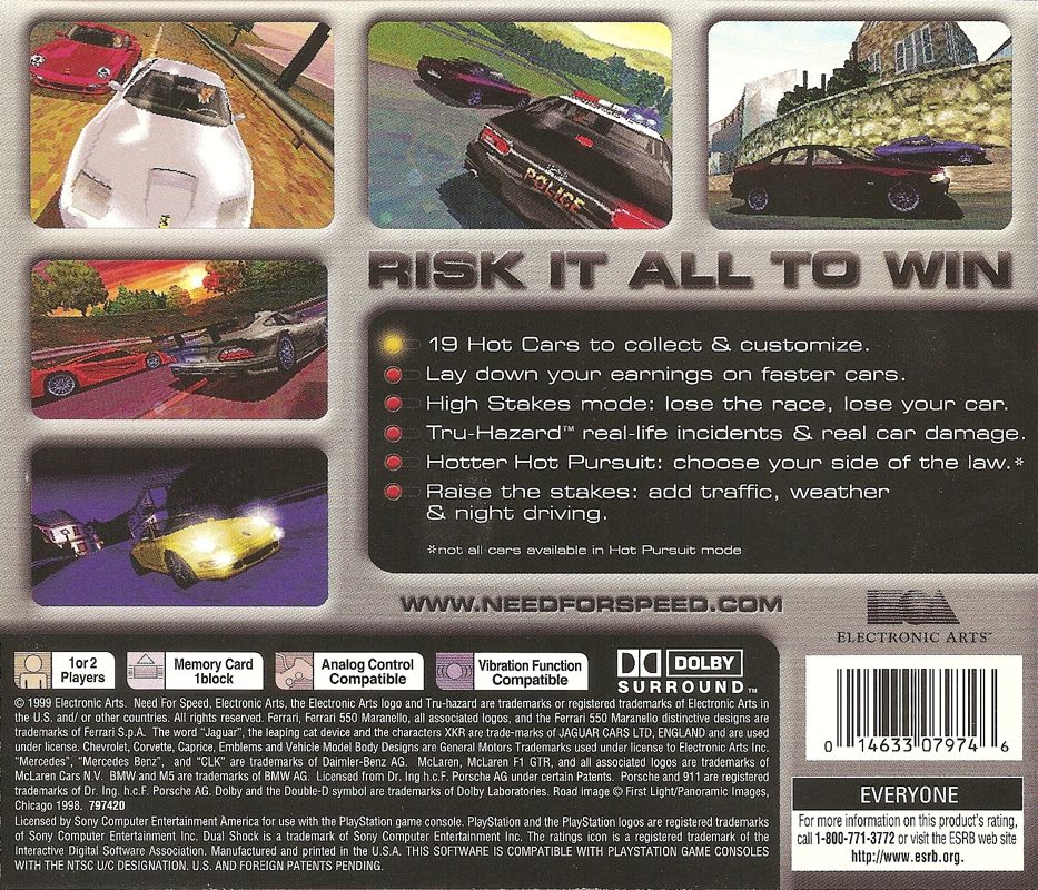 Need for Speed: High Stakes - PlayStation