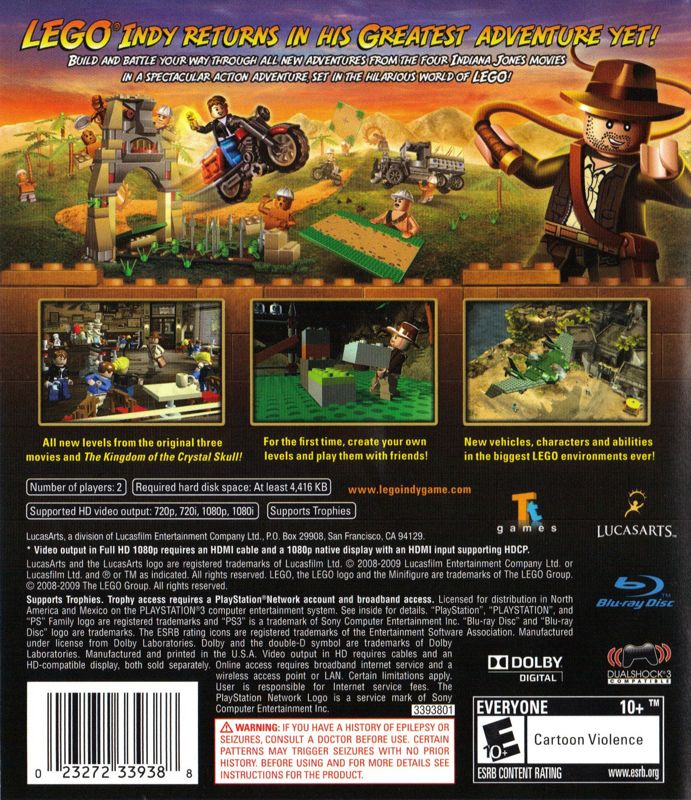LEGO Indiana Jones 2: The Adventure Continues - PlayStation 3