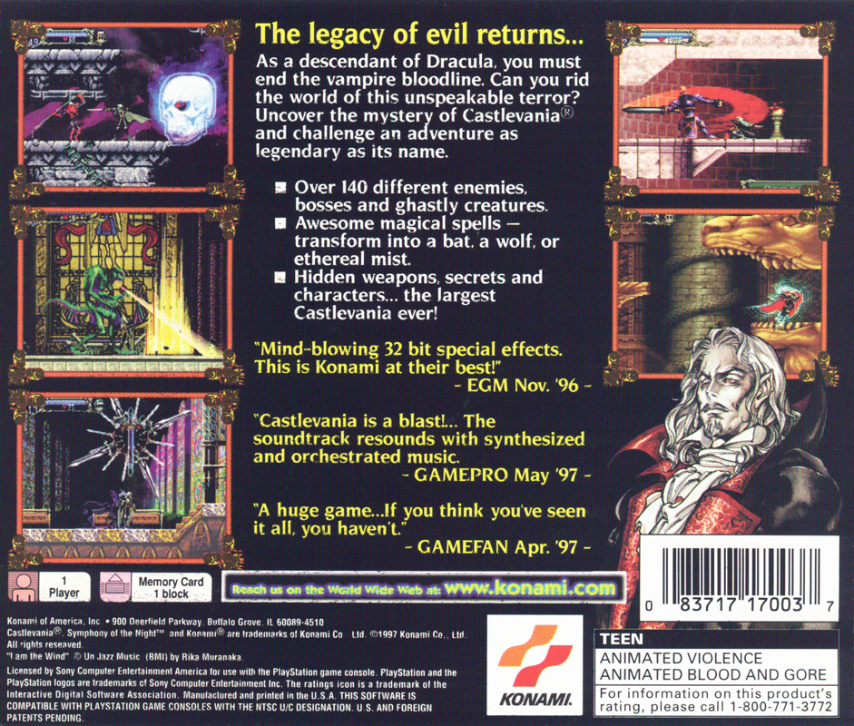 Castlevania: Symphony of the Night - PlayStation