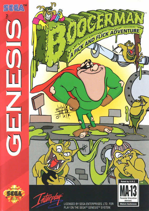 Boogerman: A Pick and Flick Adventure - SEGA Genesis