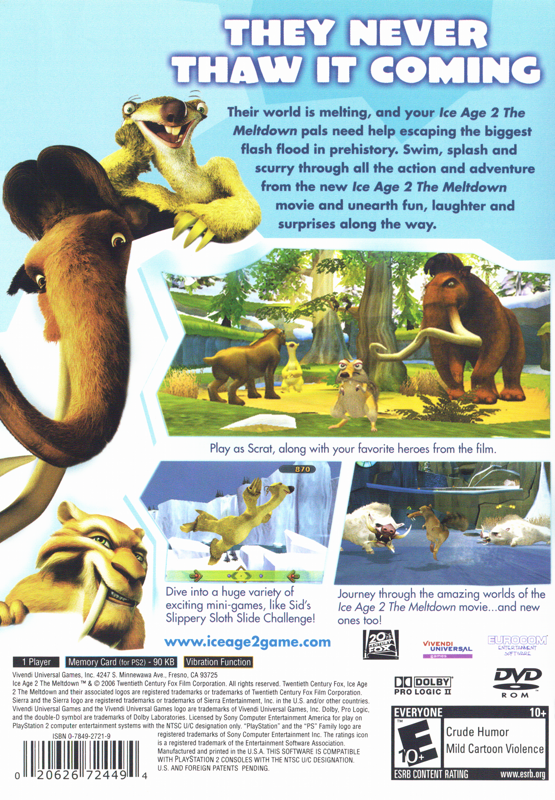 Ice Age 2: The Meltdown - PlayStation 2