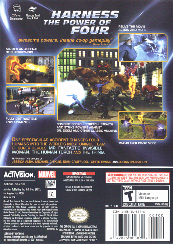 Fantastic 4 - GameCube