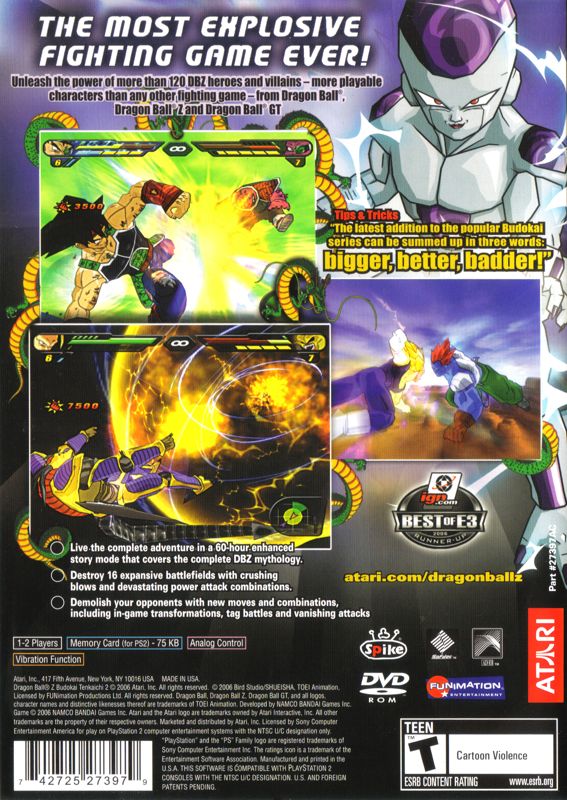 Dragon Ball Z: Budokai Tenkaichi 2 - PlayStation 2
