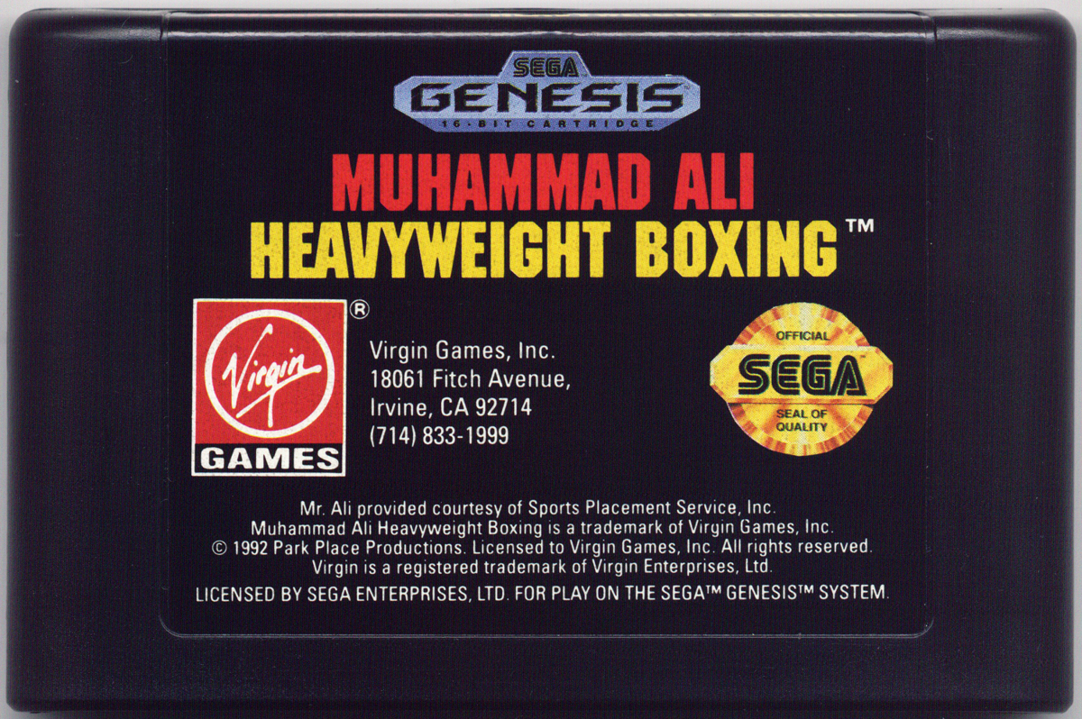 Muhammad Ali Heavyweight Boxing - SEGA Genesis