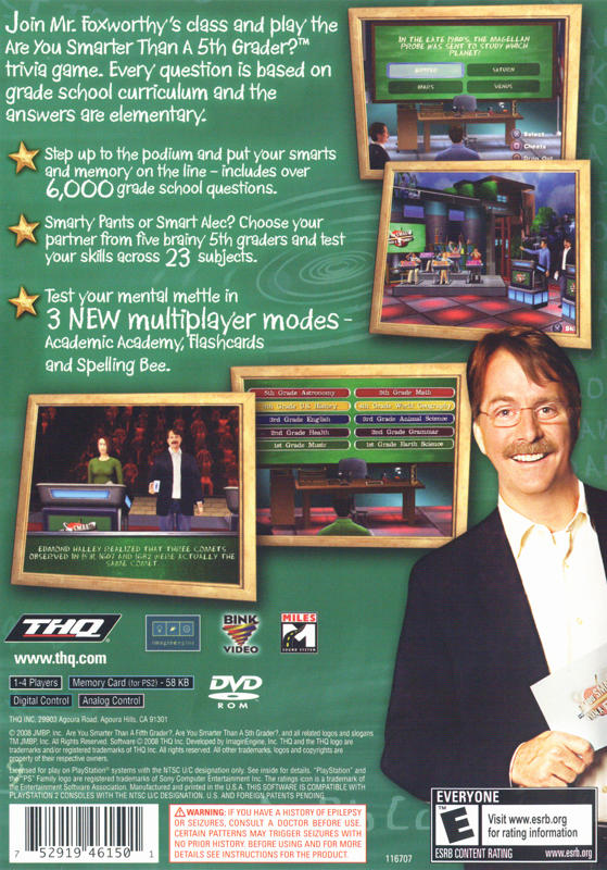 Are You Smarter Than a 5th Grader? Make the Grade - PlayStation 2