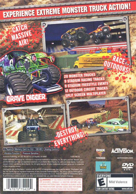 Monster Jam - PlayStation 2