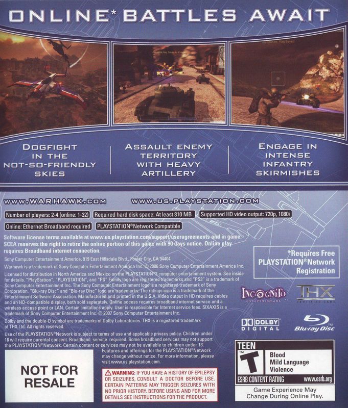 Warhawk - PlayStation 3