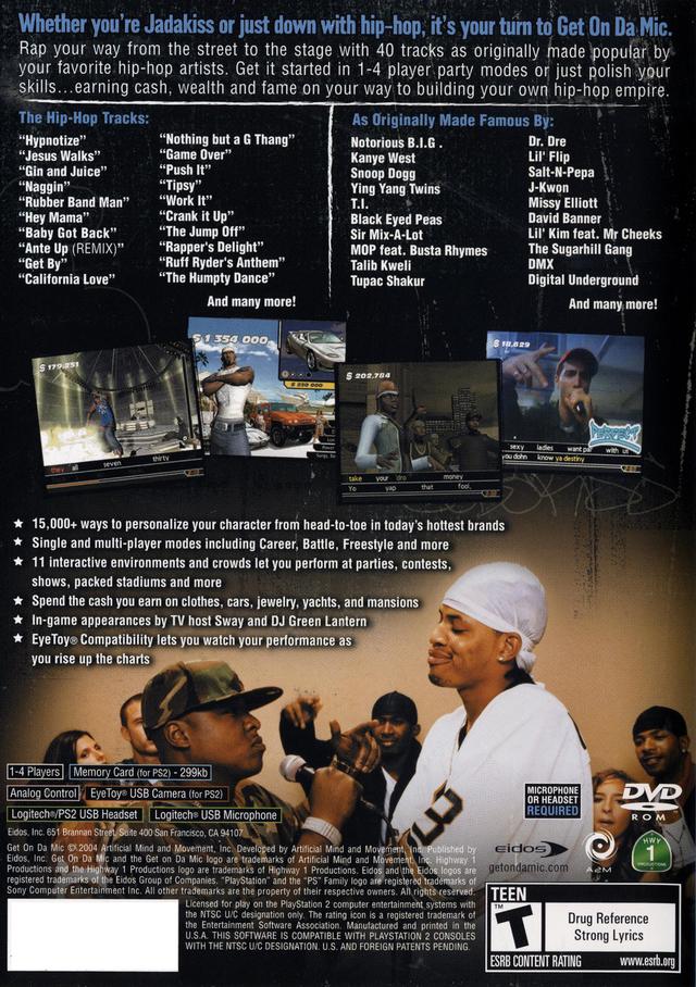 Get on Da Mic - PlayStation 2