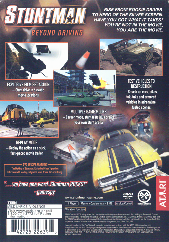 Stuntman - PlayStation 2