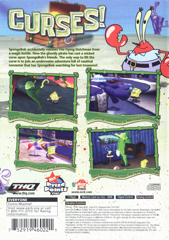 SpongeBob SquarePants: Revenge of the Flying Dutchman - PlayStation 2