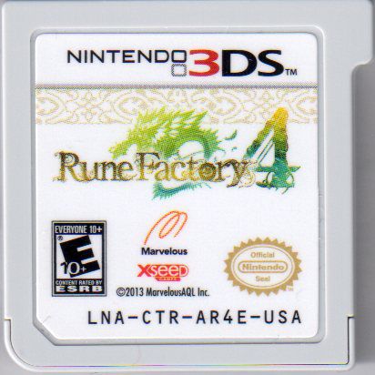 Rune Factory 4 - Nintendo 3DS