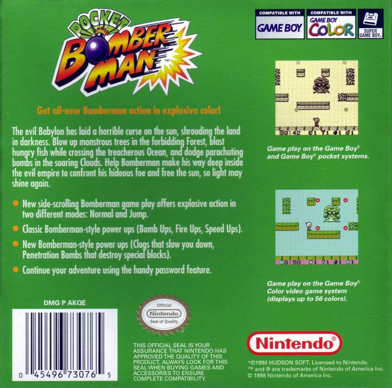 Pocket Bomberman - Game Boy Color