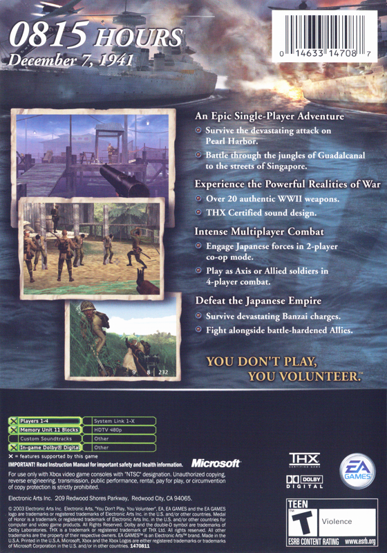 Medal of Honor: Rising Sun - Xbox