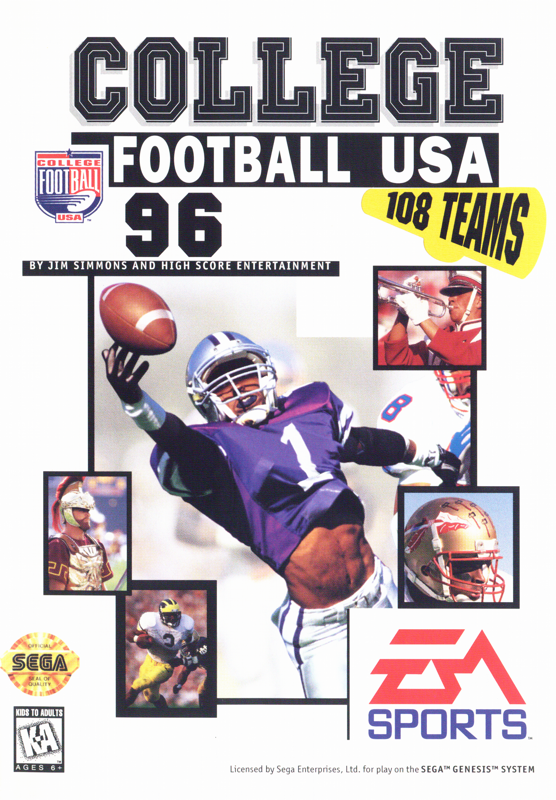 College Football USA 96 - SEGA Genesis
