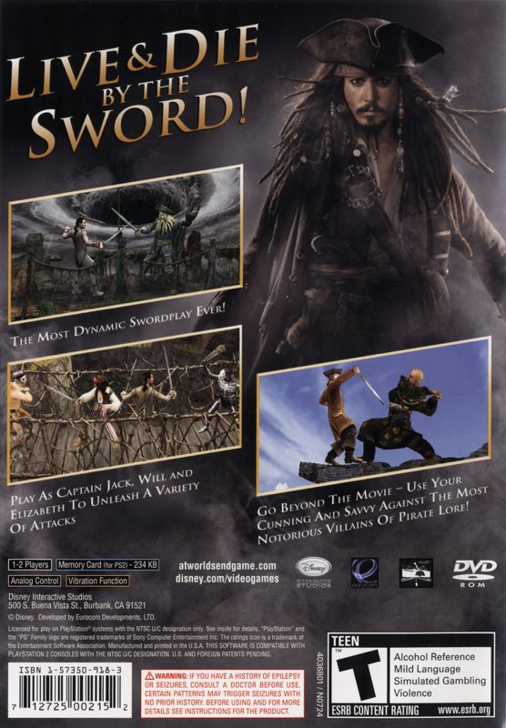 Pirates of the Caribbean: At World's End - PlayStation 2