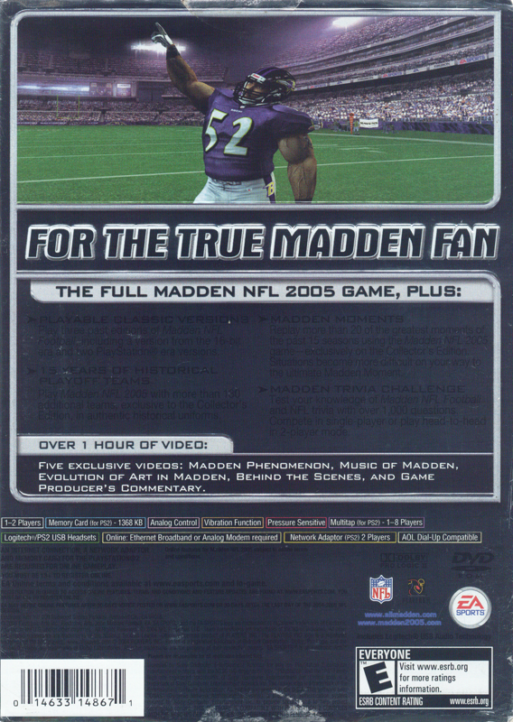 Madden NFL 2005: Collector's Edition - PlayStation 2