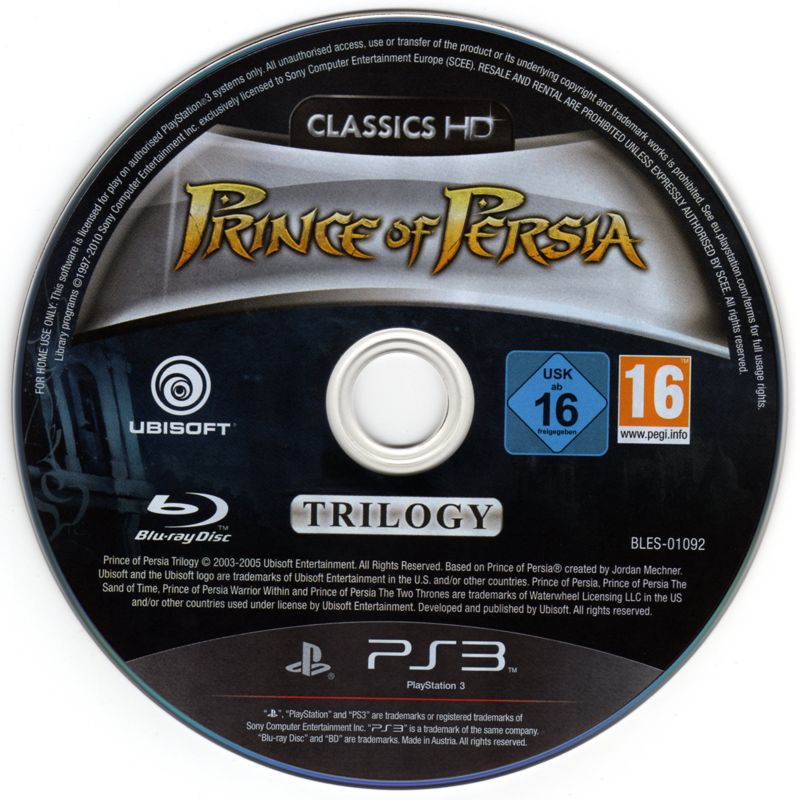 Prince of Persia Trilogy - PAL PlayStation 3