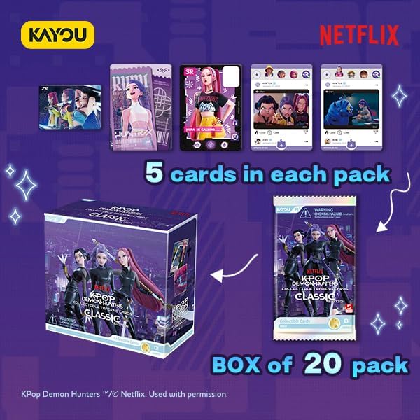 KPop Demon Hunters Collectible Cards: Classic Edition Booster Box