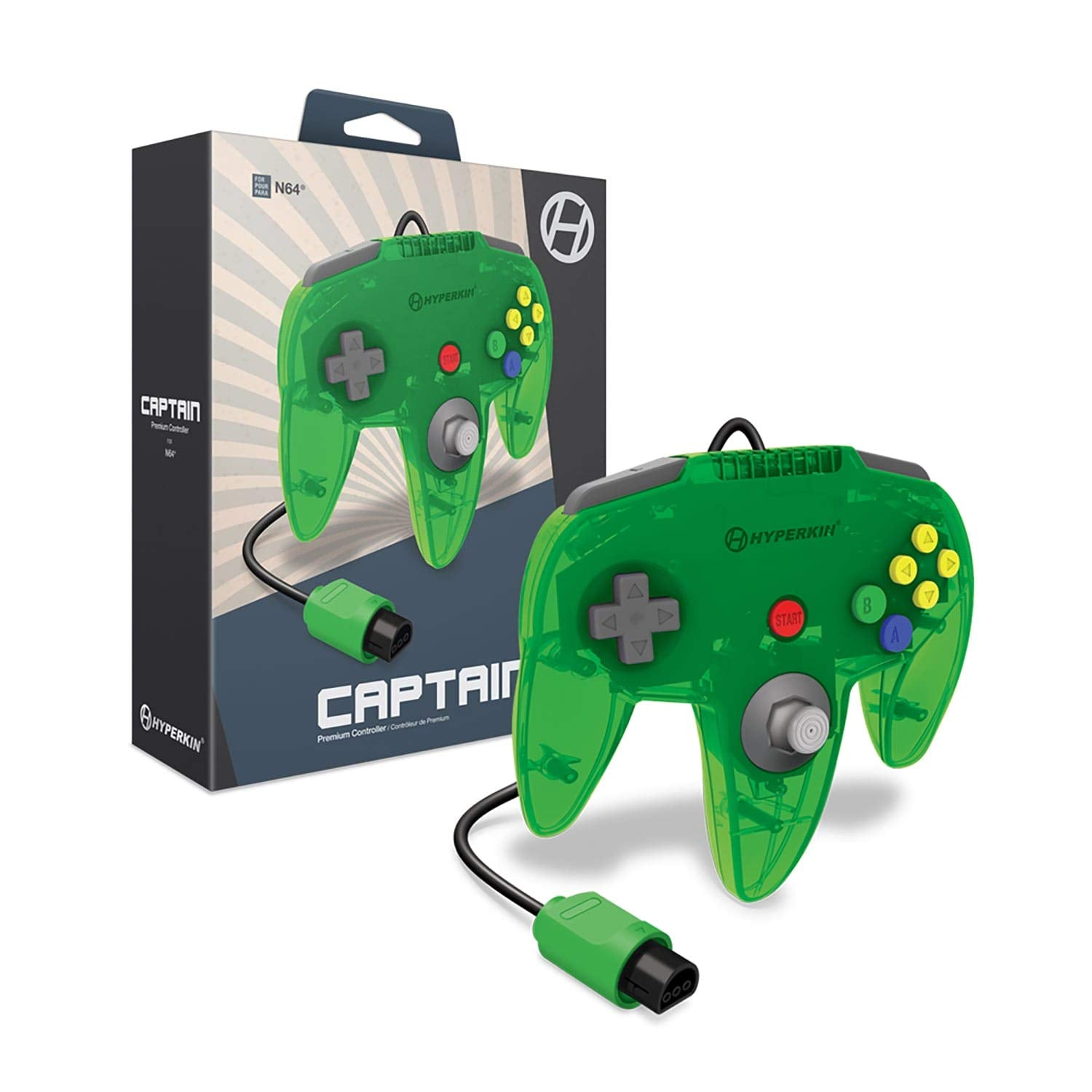 Captain Premium Wired Controller for Nintendo 64