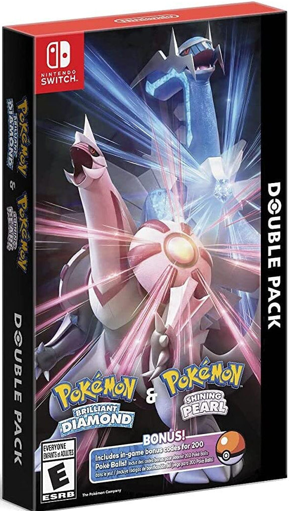 Pokemon Brilliant Diamond & Pokémon Shining Pearl Double Pack - Nintendo Switch