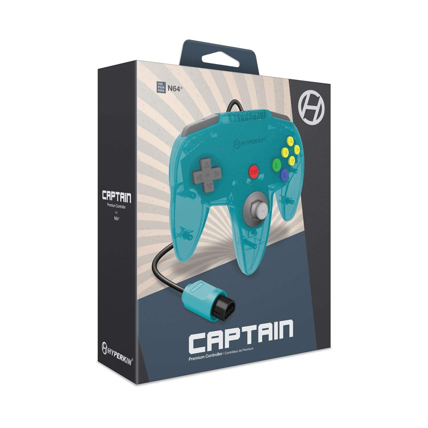 Captain Premium Wired Controller for Nintendo 64