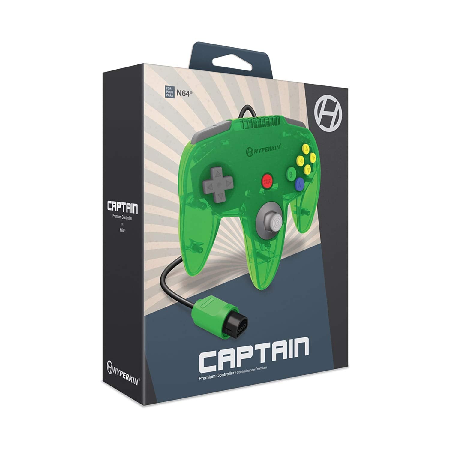 Captain Premium Wired Controller for Nintendo 64