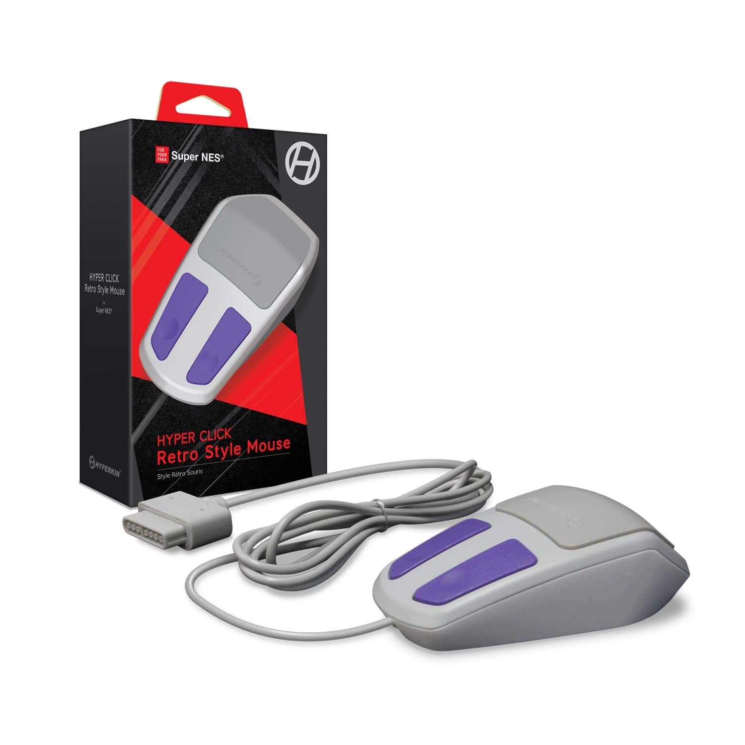 Hyper Click Retro Style Mouse for Super Nintendo / SNES