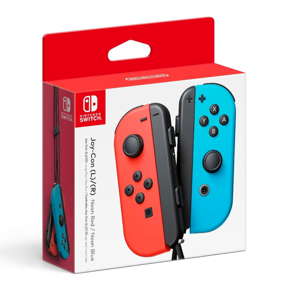 Joy-Con (L)/(R) for Nintendo Switch - Neon Red/Neon Blue