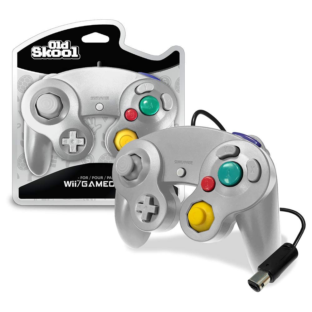 Wired Controller for Nintendo GameCube / Wii - Platinum / Silver