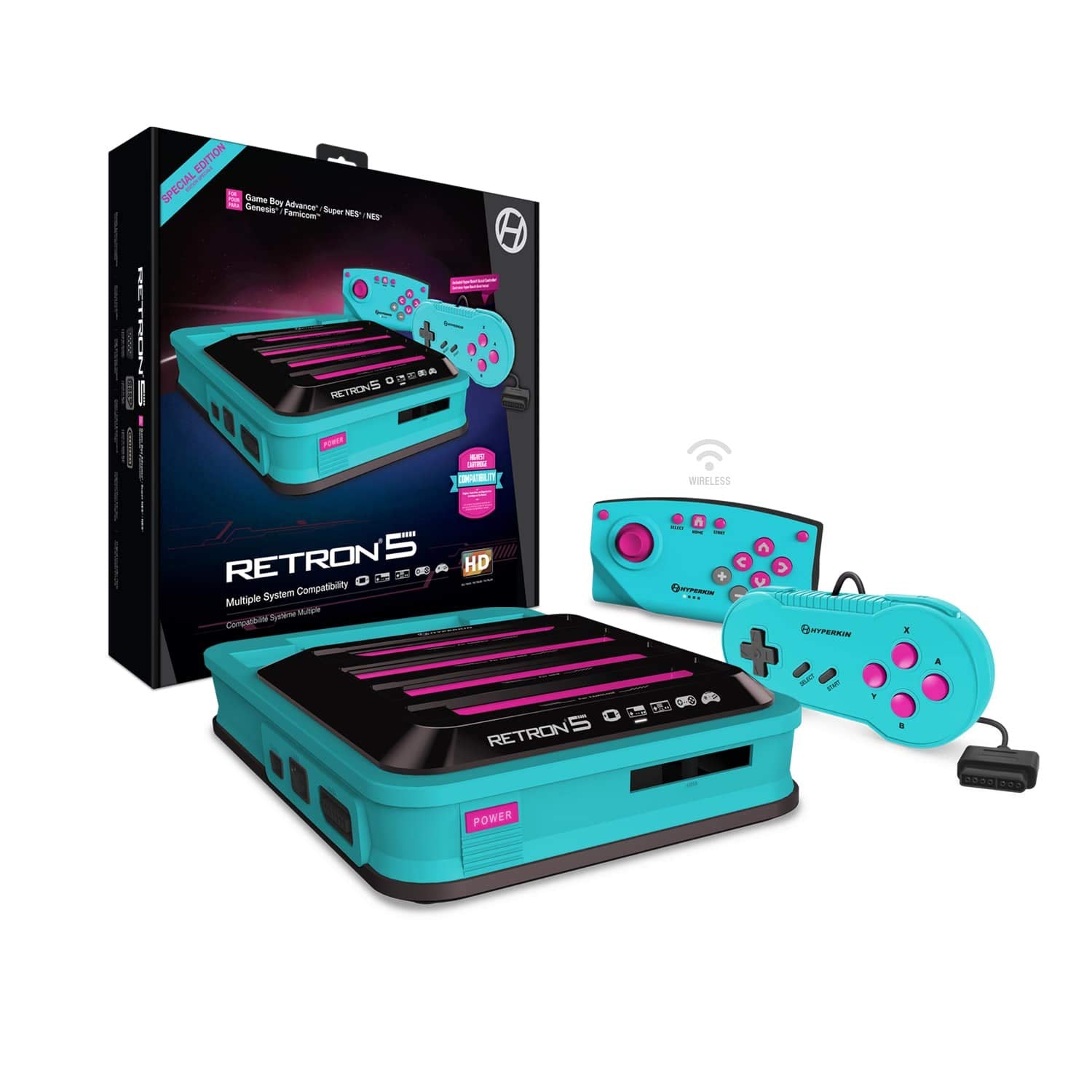 RetroN 5: HD Gaming Console for GB/GBC/GBA/NES/Famicom/SNES/Genesis - Hyper Beach