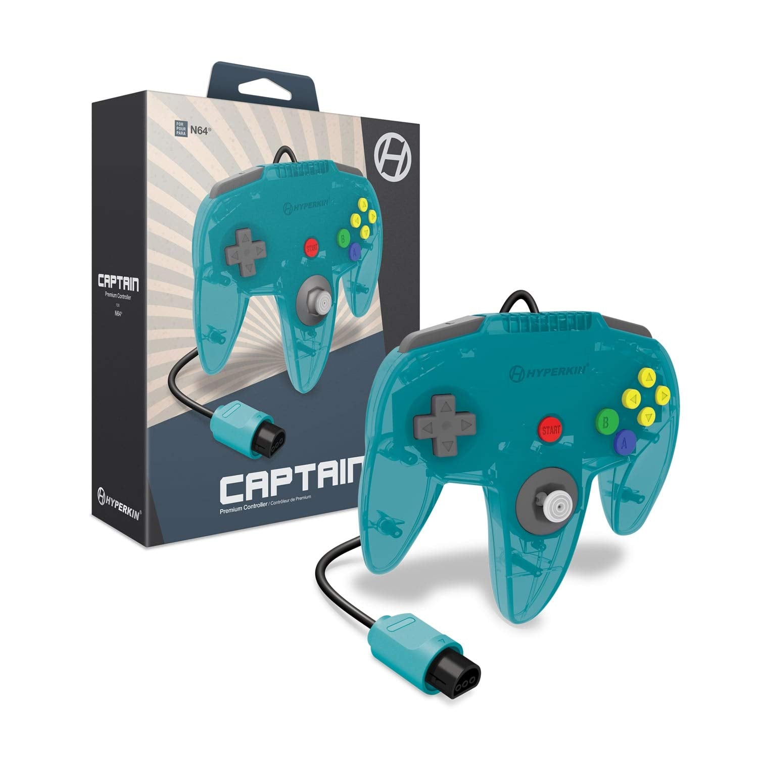 Captain Premium Wired Controller for Nintendo 64