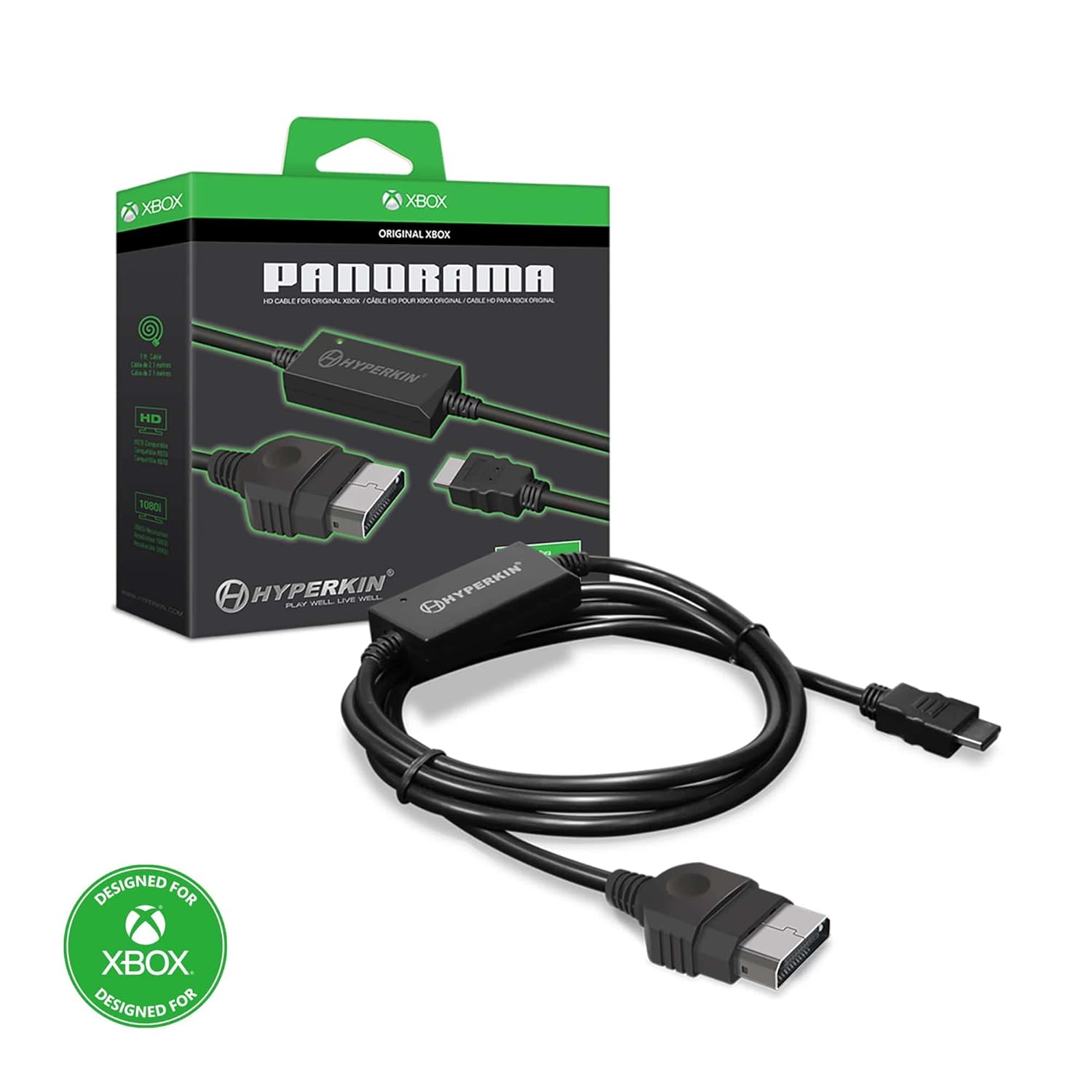 Panorama HDTV Cable For Original Xbox (Officially Licensed)