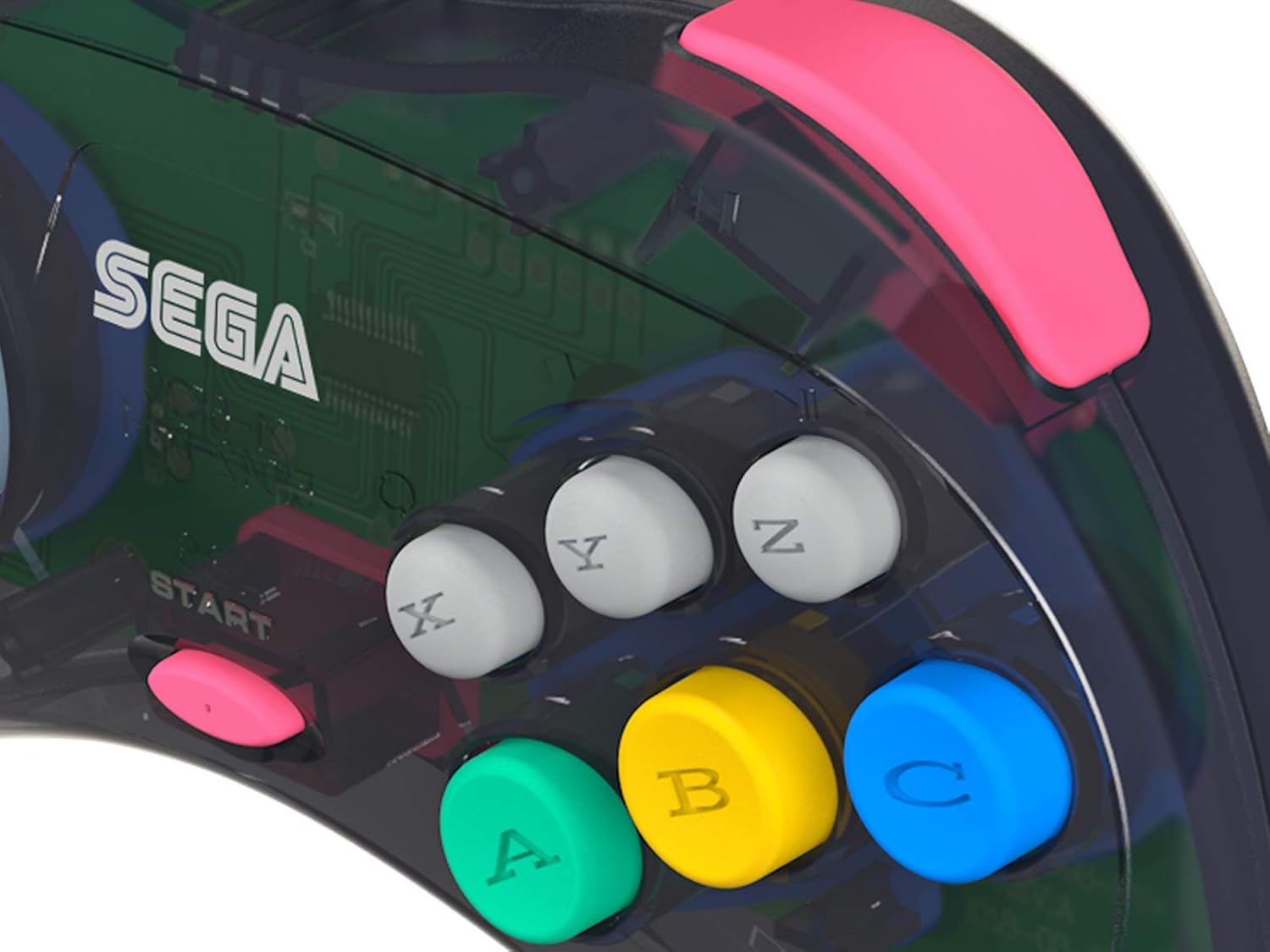 Wired Controller for SEGA Saturn (Officially Licensed) - Slate Gray