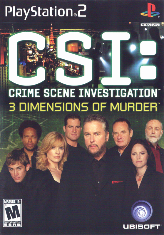 CSI: Crime Scene Investigation - 3 Dimensions of Murder - PlayStation 2