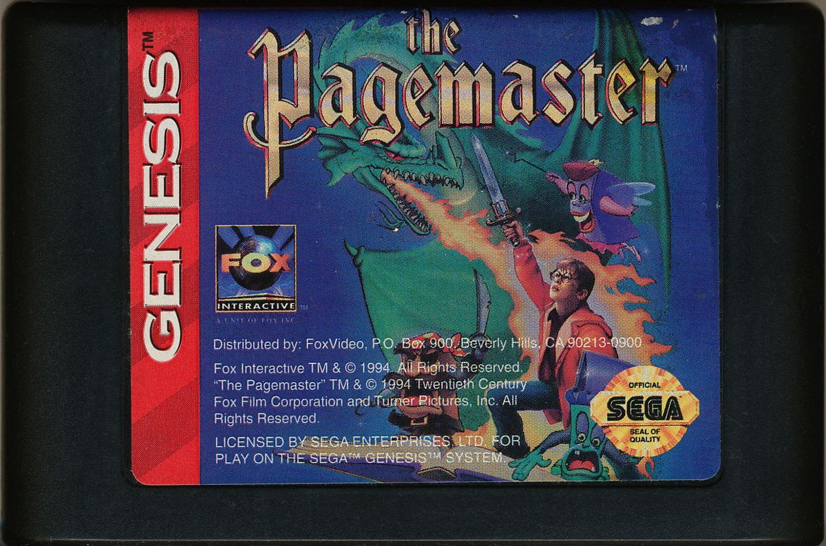 Pagemaster - SEGA Genesis