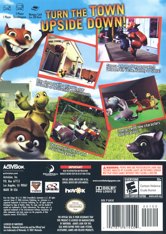 Over the Hedge - GameCube