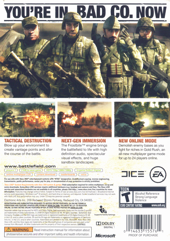 Battlefield: Bad Company - Xbox 360