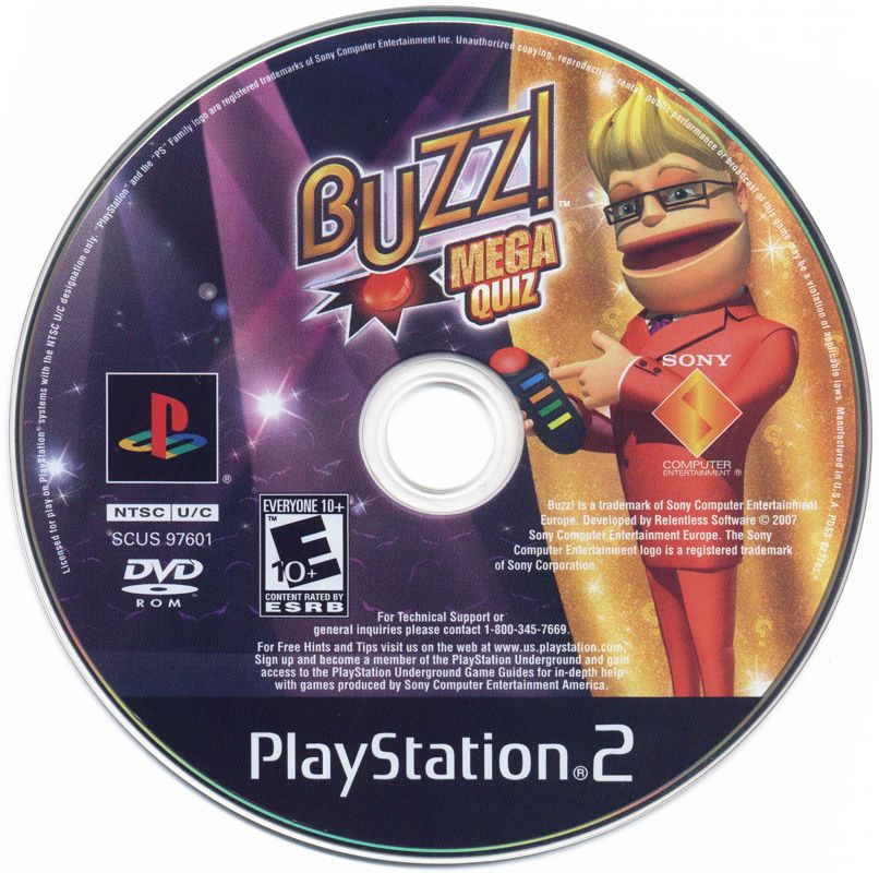 Buzz! The Mega Quiz - PlayStation 2