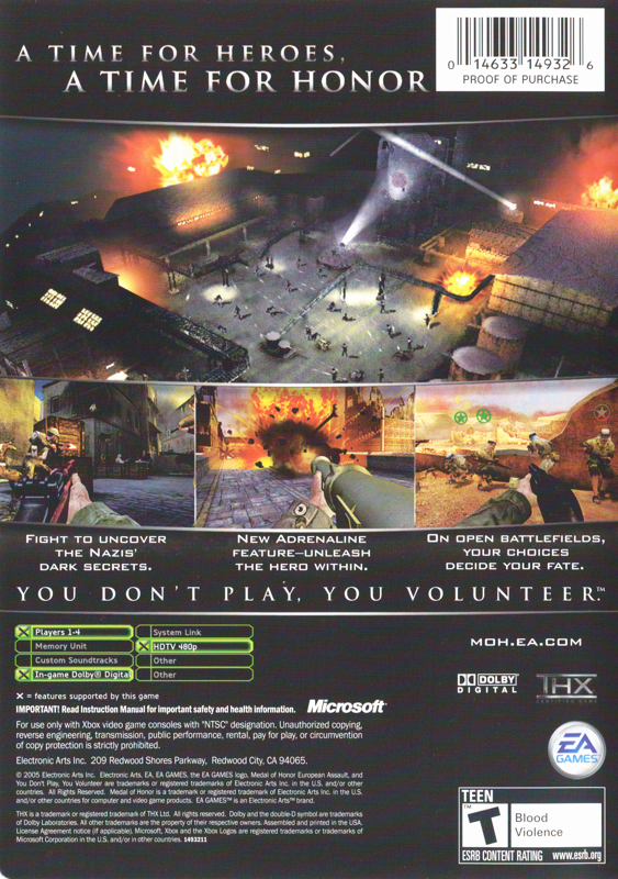 Medal of Honor: European Assault - Xbox