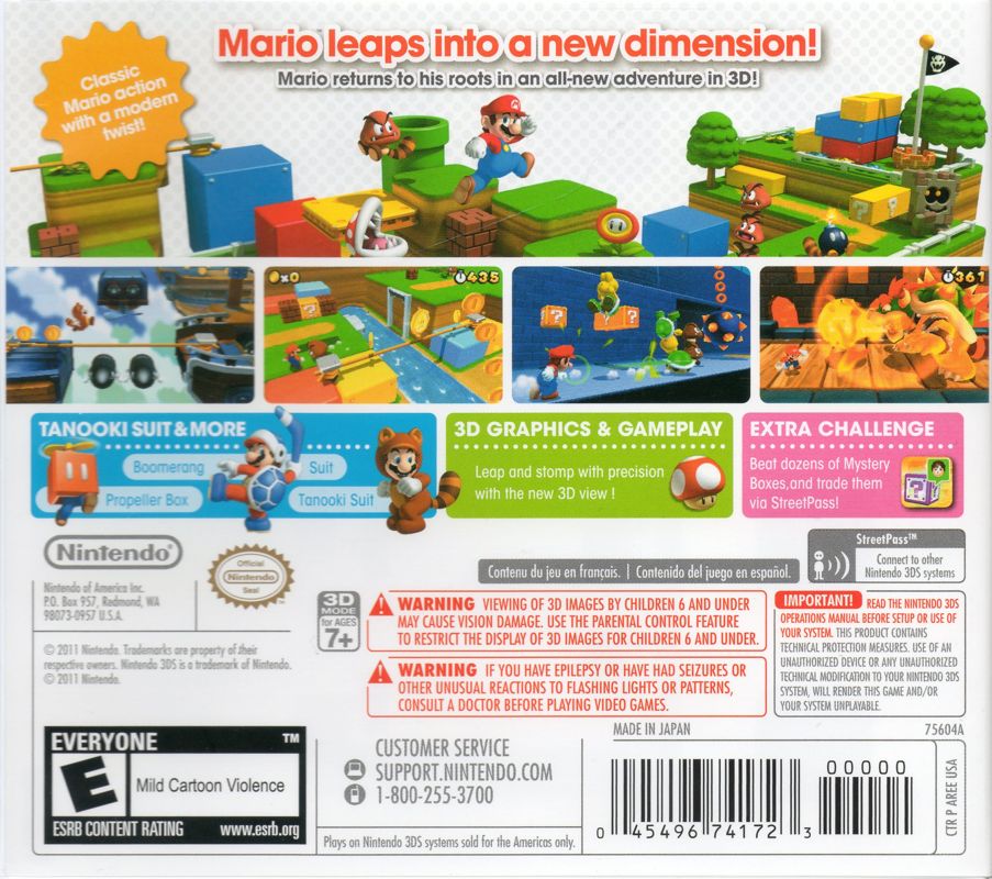 Super Mario 3D Land - Nintendo 3DS