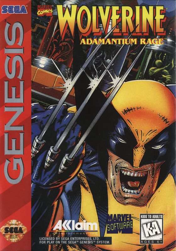 Wolverine: Adamantium Rage - SEGA Genesis