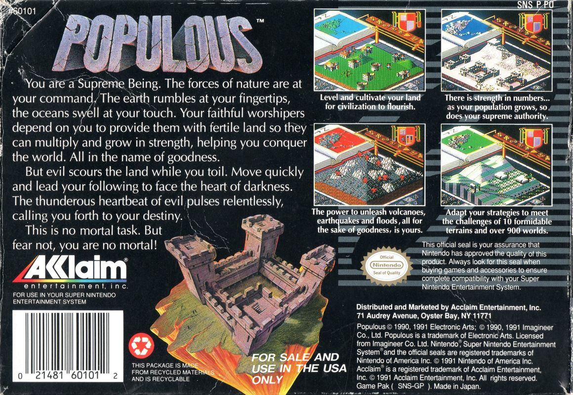 Populous - Super Nintendo