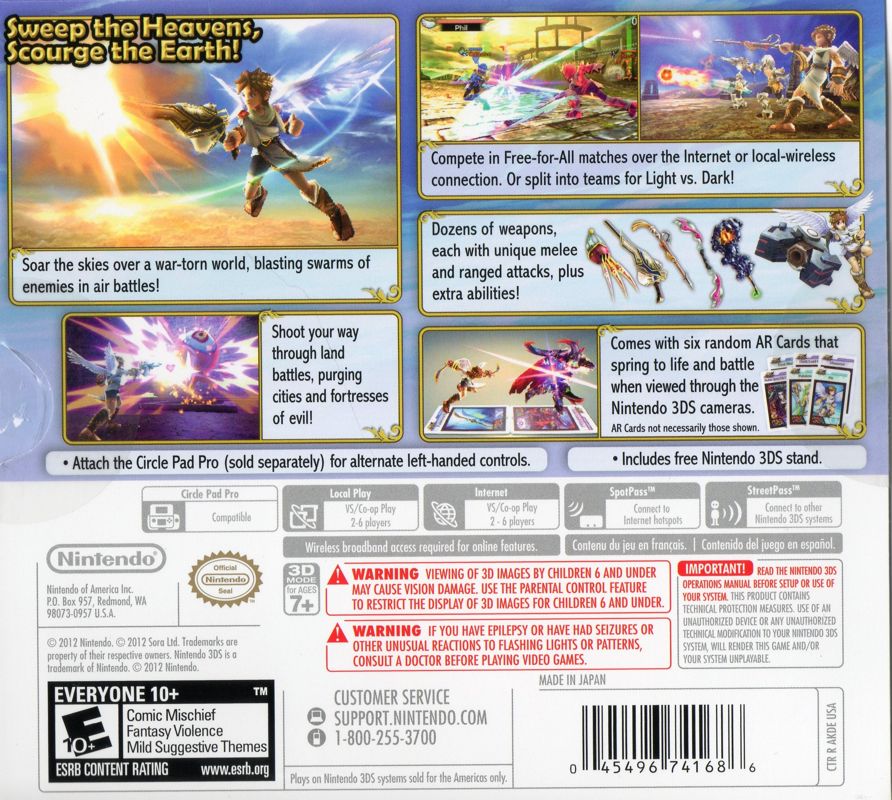 Kid Icarus: Uprising - Nintendo 3DS
