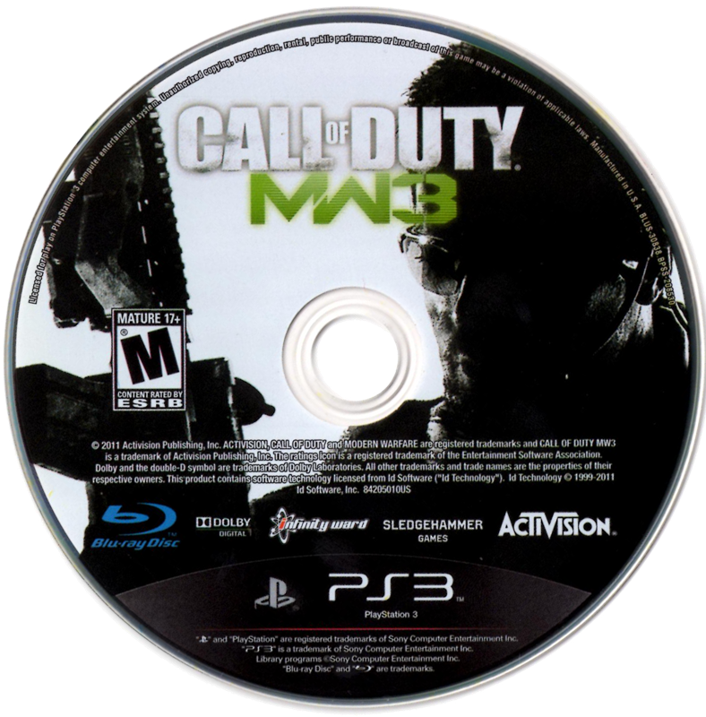 Call of Duty: Modern Warfare 3 MW3 - PlayStation 3