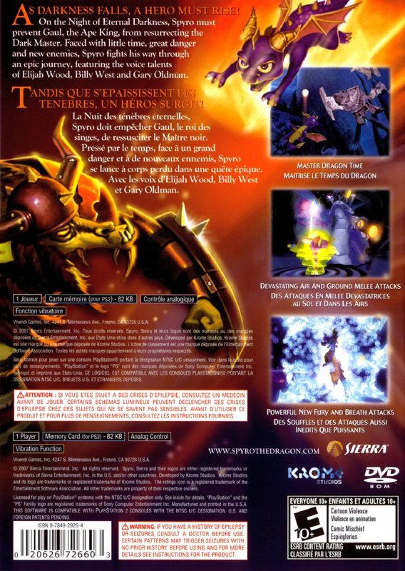 The Legend of Spyro: The Eternal Night - PlayStation 2