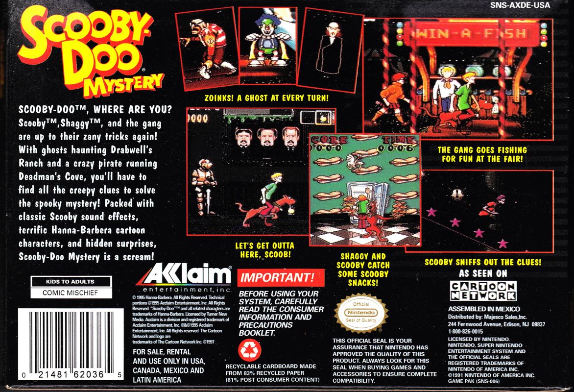 Scooby-Doo Mystery - Super Nintendo
