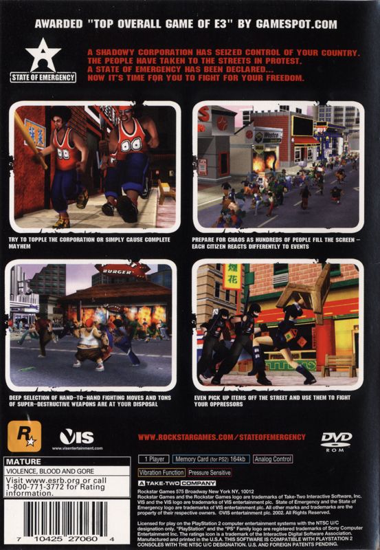 State of Emergency - PlayStation 2