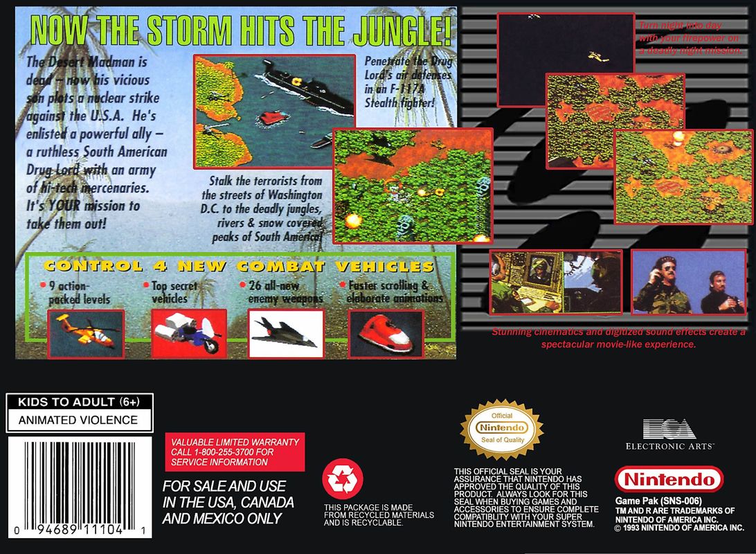 Jungle Strike - Super Nintendo