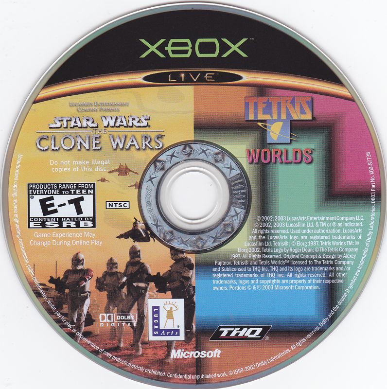 Star Wars: The Clone Wars / Tetris Worlds - Xbox