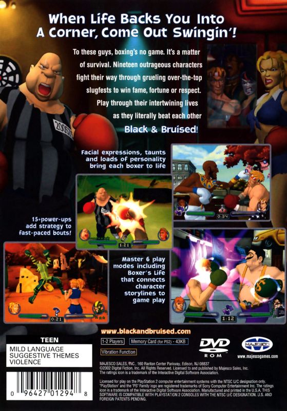 Black & Bruised - PlayStation 2